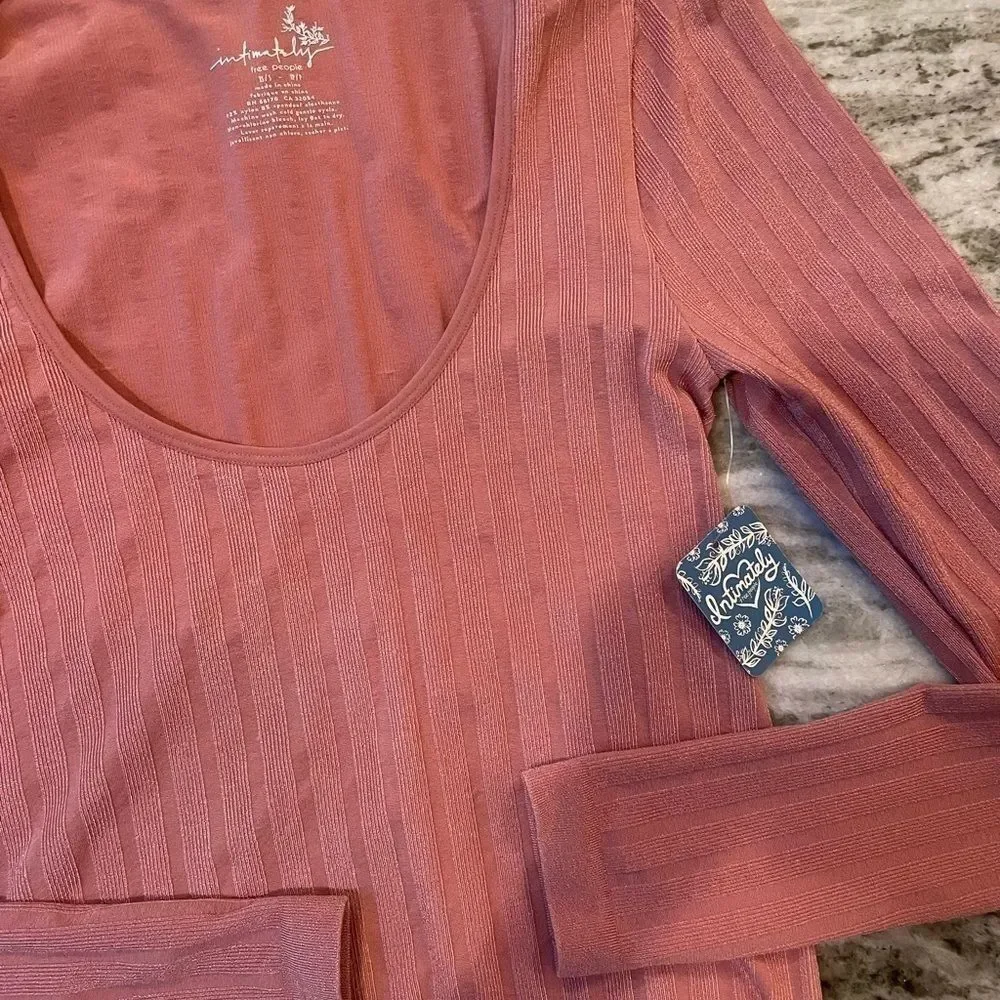 NWT Free People Lucky You Layering Top Copper Size XS/S
